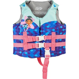 image:imageSwimWays Gabbys Dollhouse Swim Trainer US Coast Guard Approved Life Vest Kids Swim Vest Arm Floaties amp Life Jackets for Kids 3355 lbs GabbyLife Jacket